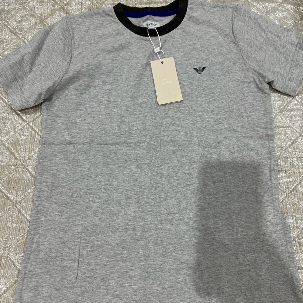 Armani Junior Boys Gray T-shirt